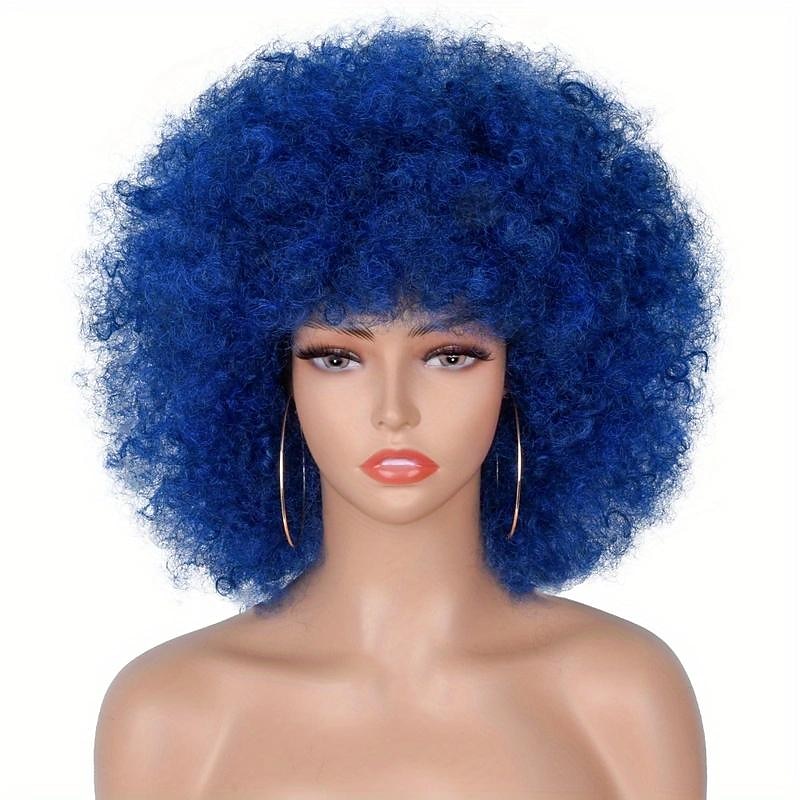 lyhyet afrokiharat kiharat peruukit naisille synteettiset pörröiset ja pehmeät hiukset peruukit luonnollisen näköiset afrokiharat peruukit päivittäiseen cosplay halloween -käyttöön 2026 - $22.99 –P20