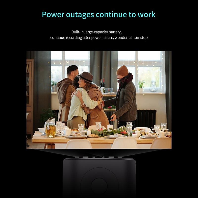 4K Dual-Lens WiFi Mini Camera - Binnen Smart Home Beveiligingscamera met Infrarood Nachtzicht Bewegingsdetectie HD Videorecorder 2025 - $44.99 –P7
