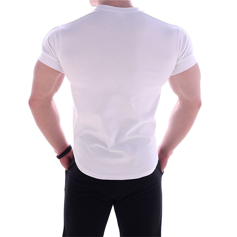 Per uomo maglietta Maglia da palestra Maglia da allenamento Camicie da allenamento Girocollo Manica corta Addestramento Sportivo Fitness Casual / quotidiano Palestra Asciugatura rapida Traspirazione del 2025 a $13.99 –P10
