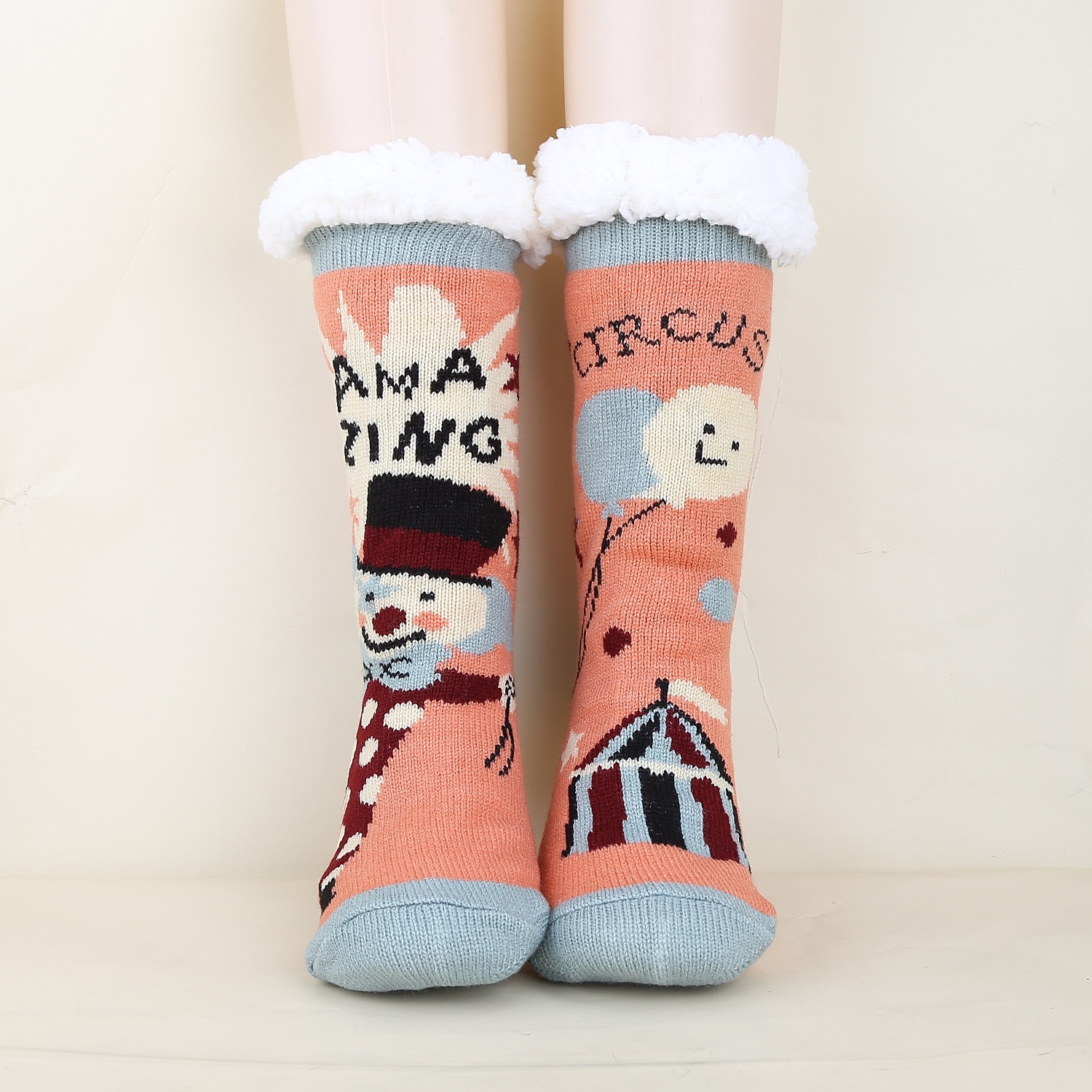Papá Noel Artículos Para Celebrar la Navidad Calcetines de Navidad Hombre Mujer Navidad Nochebuena Estilo lindo Calcetines 2025 - $15.49 –P17