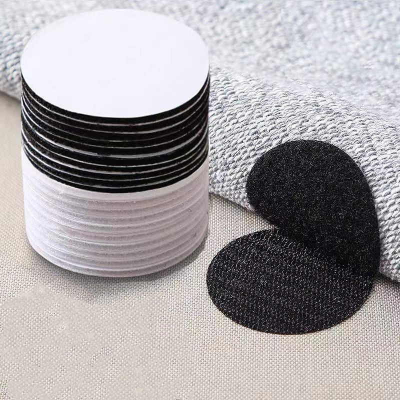20 pares de pegatinas autoadhesivas fuertes de 60mm, gancho de nailon, pegatinas de puntos, cinta adhesiva para sábanas, sofá, alfombra, alfombra antideslizante 2025 - $11.49 –P1