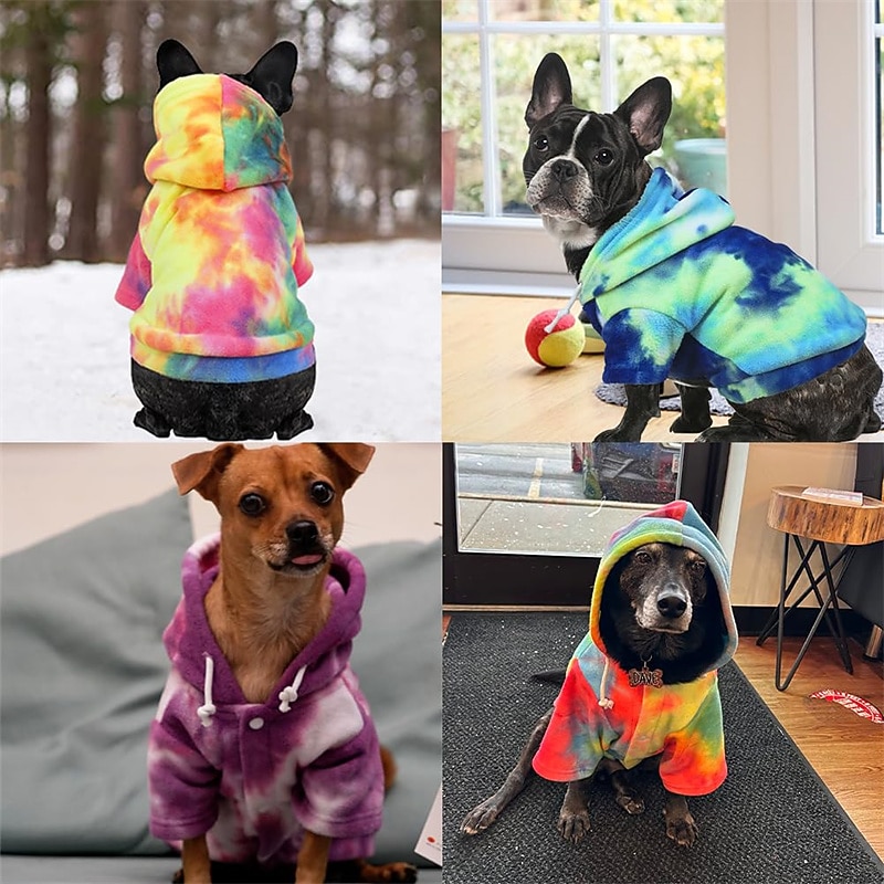 Cachorros Gatos Camisola com Capuz Moda Casual Respirável Macio Lavável Confortável Natal Dia Das Bruxas Ao ar livre Casual / Diário Roupas para cães for Bichon Frise Pomerânia Animais de Pequeno de 2025 por $20.99 –P1