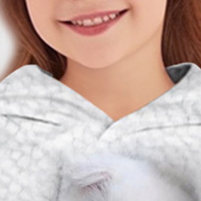 Fille 3D Chat Sweat à Capuche Pull manche longue Impression 3D Printemps Automne Actif Mode Mignon Enfants 3-12 ans À capuche Extérieur Occasionnel Quotidien Coupe régulière de 2025 ? $18.99 –P10