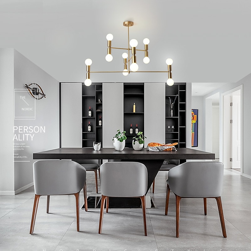 led μενταγιόν 55/100cm φωτιστικό οροφής ρυθμιζόμενο ύψος μενταγιόν μοντέρνο φωτιστικό οροφής μέσα του αιώνα για σαλόνι, τραπεζαρία, κουζίνα 2025 - $503.99 –P2