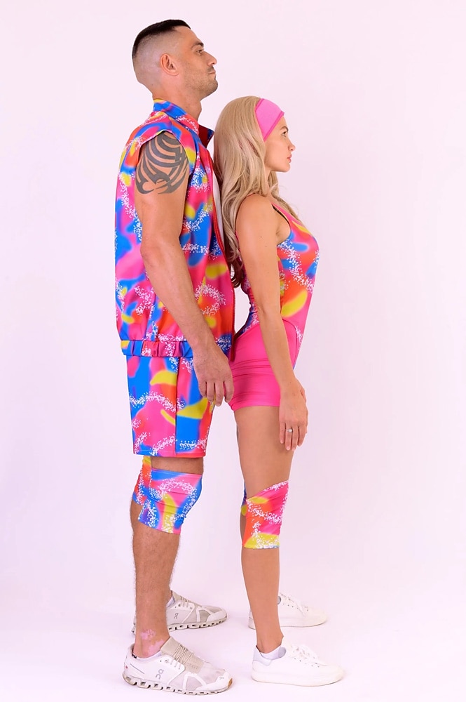 Couples Movie Rollerblade Outfits Doll Suits Jumpsuit Hot Pink Men's Women's Couple's Cosplay Costume Halloween Carnival Masquerade 2026 - $31.99 –P8