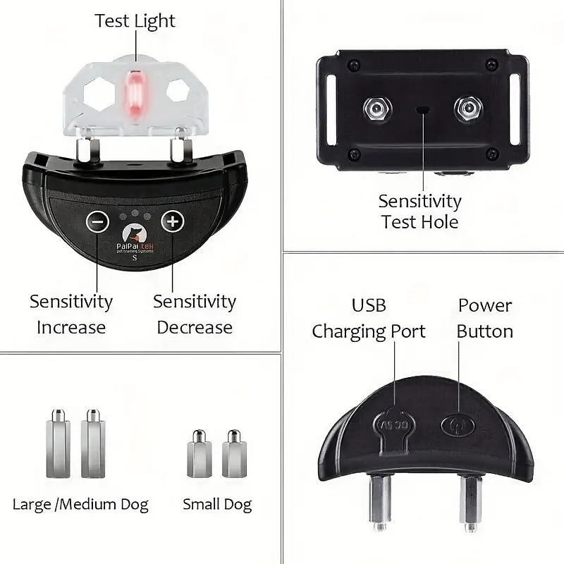 Anti Barking And Anti Barking Waterproof Collar Intelligent Cat Barking Stop Disturbance Automatic Barking Stop Anti Barking Remote Control Dog Trainer 2025 - $25.99 –P5
