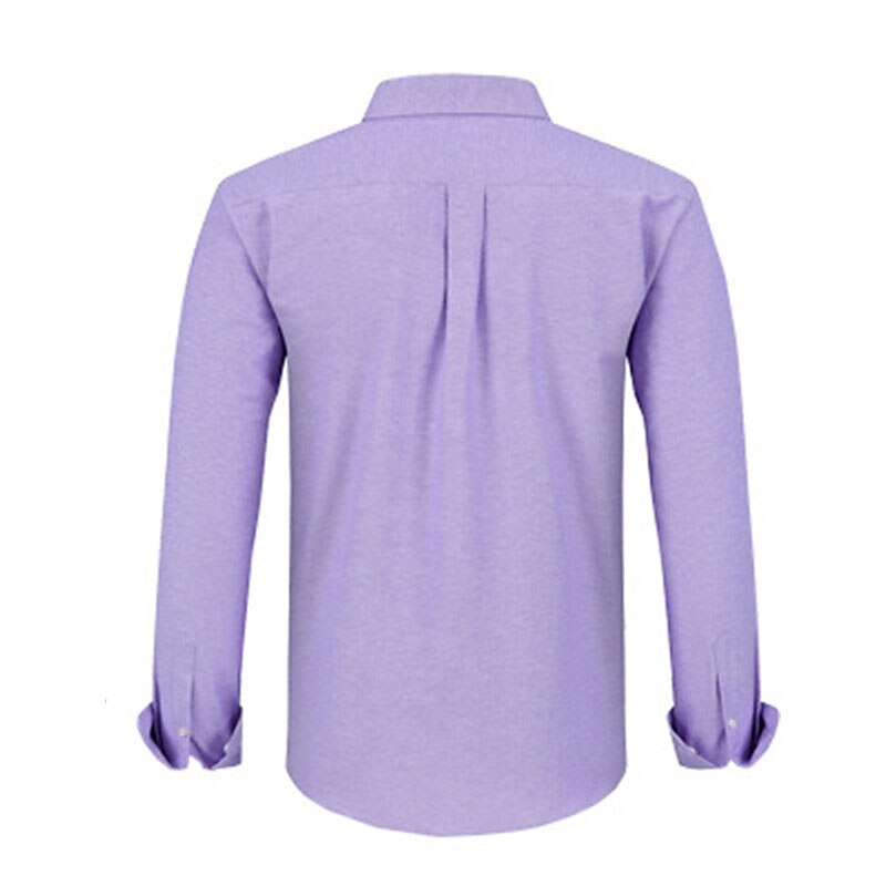 Homme Chemise Chemise habillée Uni Bureau & Carrière Fête de mariage Noir Blanche Rose dragée bleu marine manche longue Revers Printemps & Automne Vêtement Tenue de 2025 ? €34.99 –P9