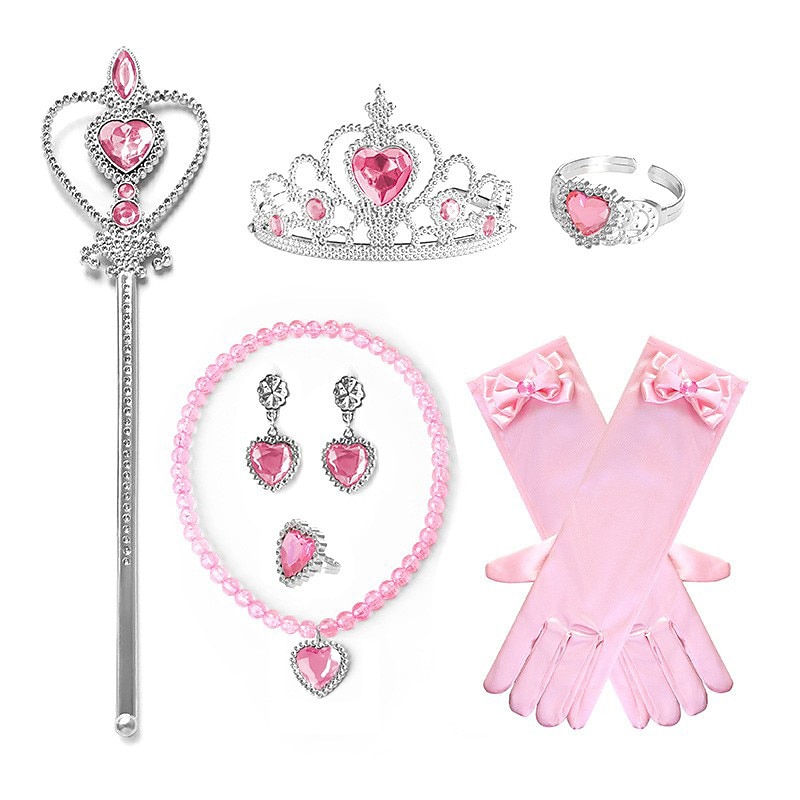 Combinación de joyas biqi de princesa melocotón rosa, accesorios de princesa melocotón súper melocotón para niños 2025 - $12.99 –P3