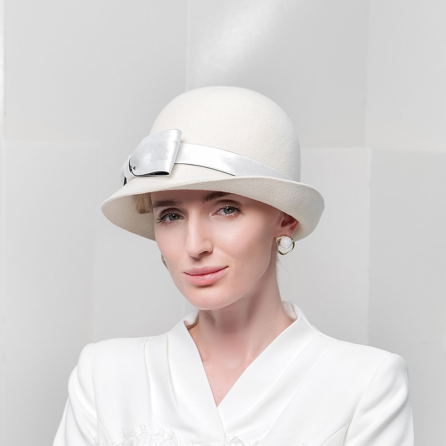 kalapok 100% gyapjú kalap fedora sapka esküvő ünnep elegáns esküvő csípős toldású fejfedővel 2025 - $42.99 –P2