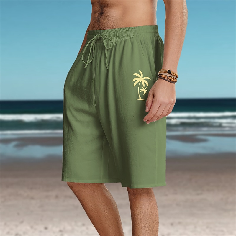 Homens Coqueiro Calção Shorts de verão Shorts de praia Cintura Média Havaiana Casual Ao ar livre Feriado Para Noite Com Cordão Cintura elástica Imprimir Designer Roupa de 2025 por $23.99 –P3