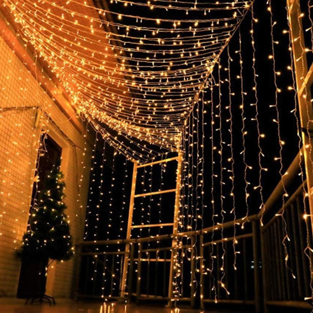 50M/100M Outdoor Waterproof Light String 8 Modes Iron Shell Waterproof Garden String Lights for Christmas Festivals & Parties 2025 - $74.99 –P4