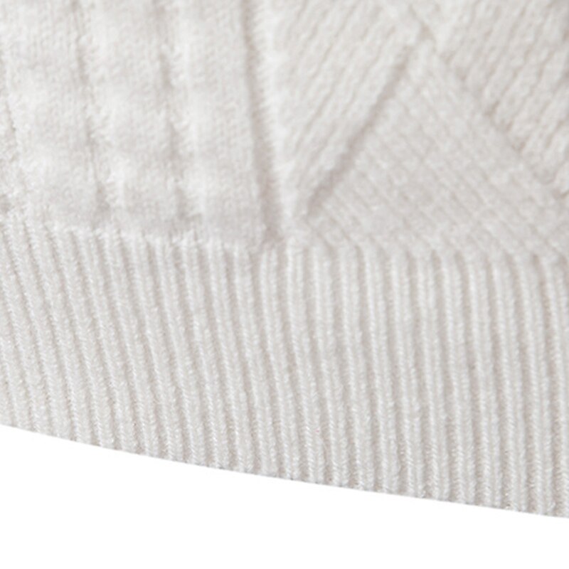 Men's Pullover Sweater Jumper Knit Sweater Ribbed Cable Knit Regular Knitted Plain Crew Neck Keep Warm Modern Contemporary Daily Wear Going out Clothing Apparel Fall Winter Black Red S M L 2025 - $32.99 –P8
