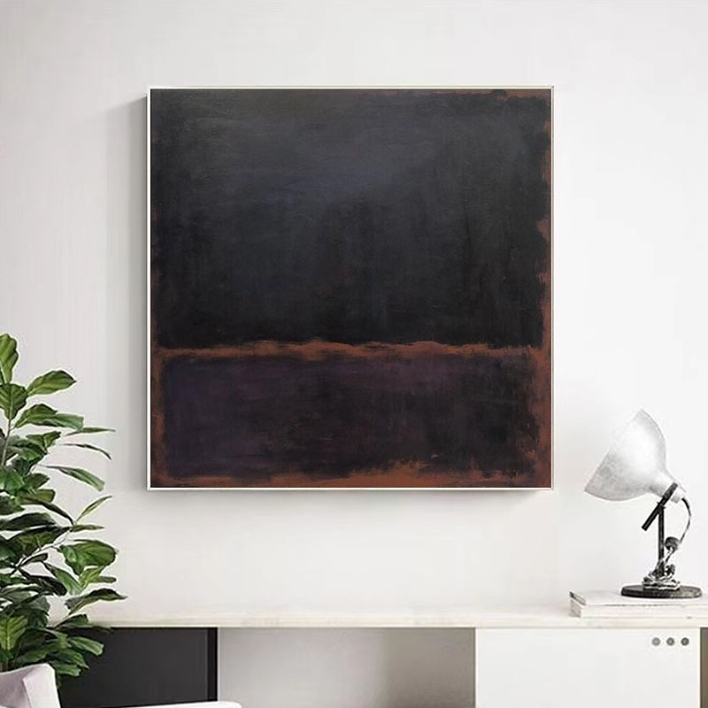 Originální abstraktní umělecké ručně malované žluté obrazy na plátně fialové moderní akrylové malby nástěnná dekorace do obývacího pokoje bez rámu 2026 - $67.99 –P8