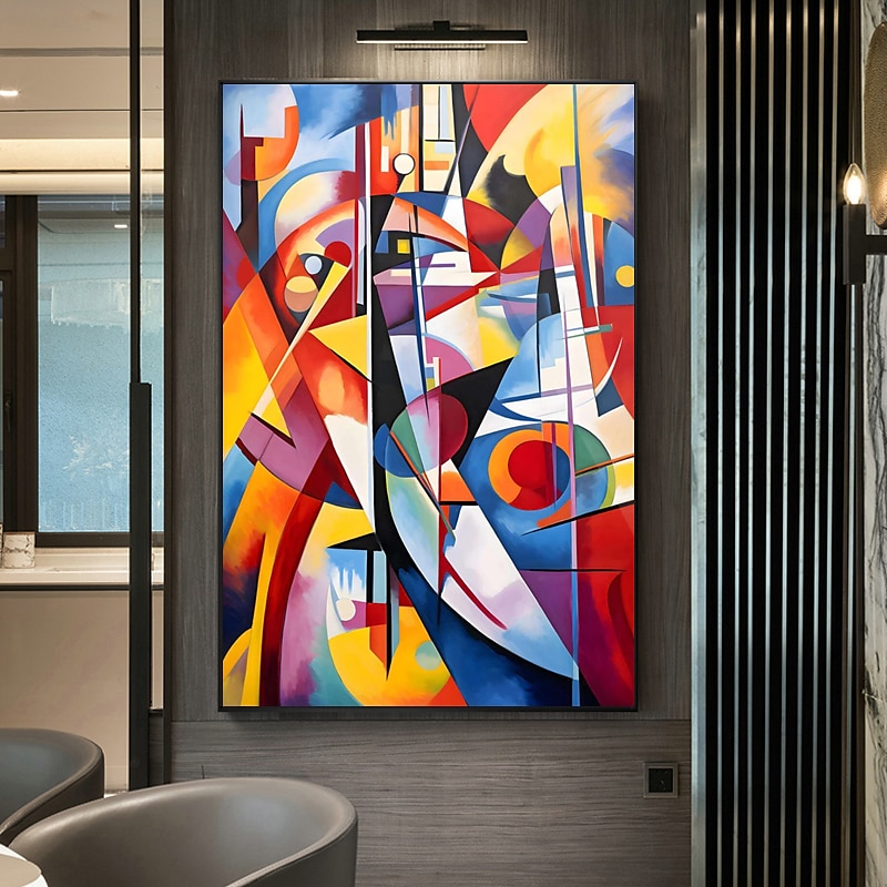 Large Abstract Art Painting on Canvas Hand-painted Original Colorful Canvas Wall Art Colourful Living room Painting on Canvas For Home Decor 2025 - $141.99 –P7