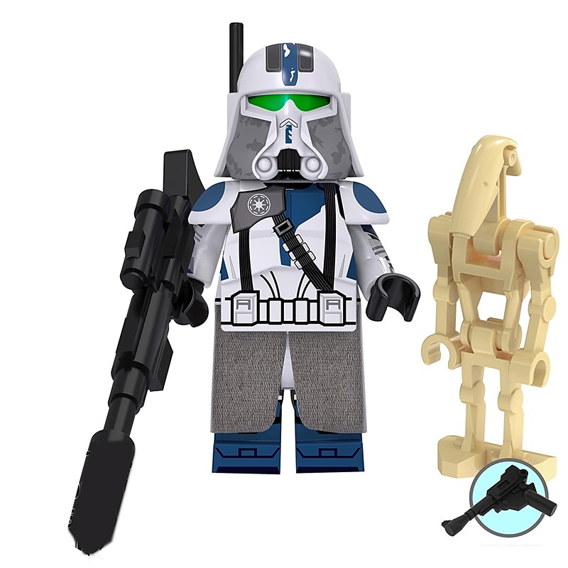 8 Pcs Science Fiction Series Clone Cleaner Asoka Repairman Assembles Humanoid Building Block Toys 2025 - $21.99 –P7