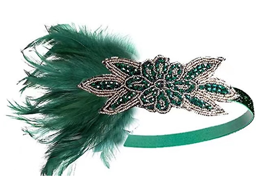 Fejfedők Flapper fejpánt Tollak fejpánt Retró 1920-as évek Ötvözet Kompatibilitás A nagy Gatsby Jelmez Farsang Női Jelmez ékszerek Divatékszer 2025 - $13.99 –P5