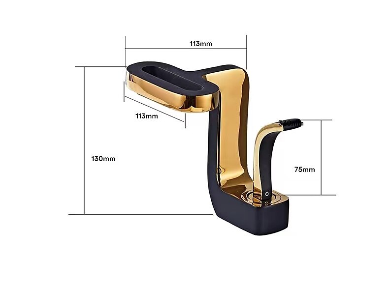 Bathroom Sink Faucet - Waterfall Electroplated Centerset Single Handle One HoleBath Taps 2025 - $170.99 –P2