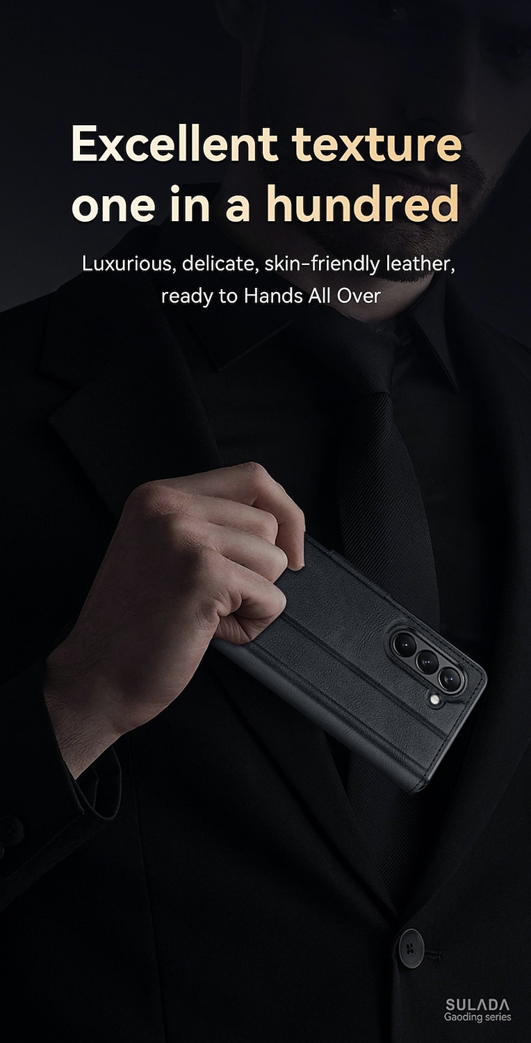 Phone Case For Samsung Galaxy Z Fold 6 Z Fold 5 Z Fold 4 Z Fold 3 Z Fold 2 Back Cover with Stand Holder Magnetic Shockproof Retro TPU PU Leather 2025 - $29.99 –P4
