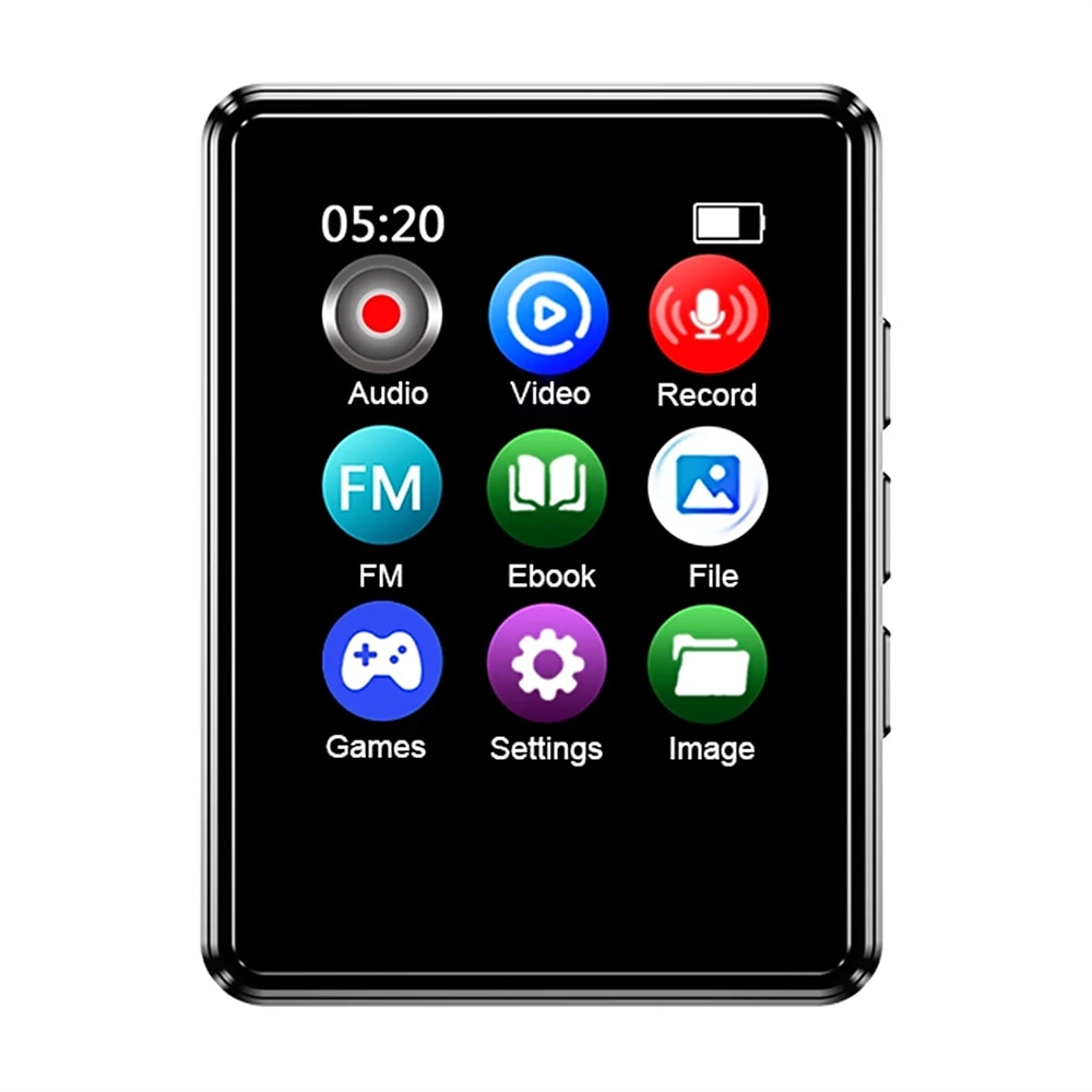 портативный mp3-плеер Bluetooth Hi-Fi стерео музыкальный плеер 1,8-дюймовый сенсорный экран mp3-плеер студенческий Walkman мини воспроизведение видео mp4 2025 - $32.99 –P8