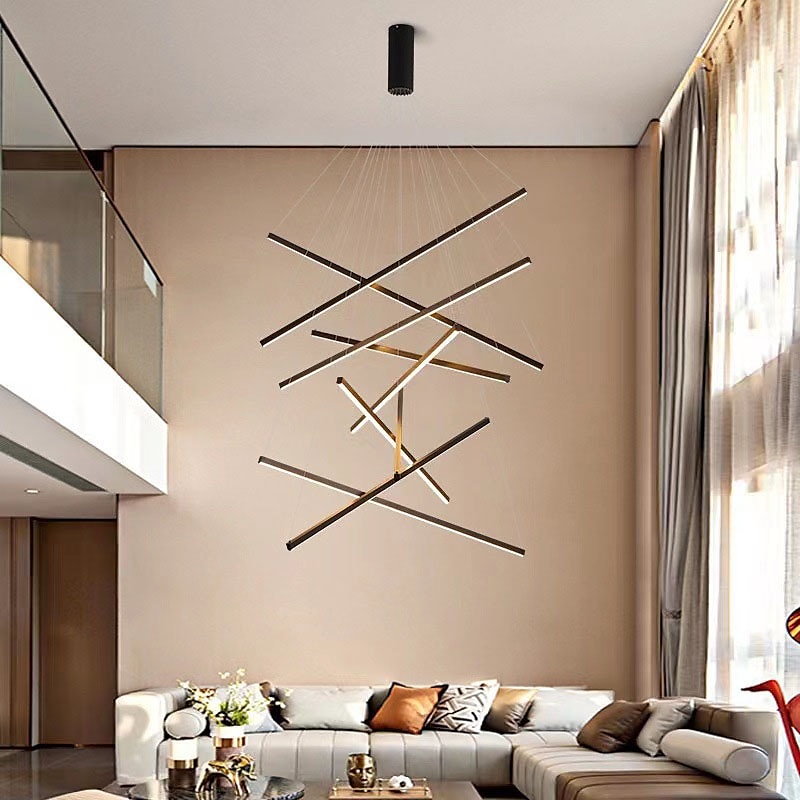Lampe suspendue LED à intensité variable 3/5/7 têtes, luminaire moderne pour îlot de cuisine, éclairage suspendu réglable pour îlot de cuisine, lustre LED noir pour salle à manger, chambre à coucher de 2025 ? $211.39 –P7