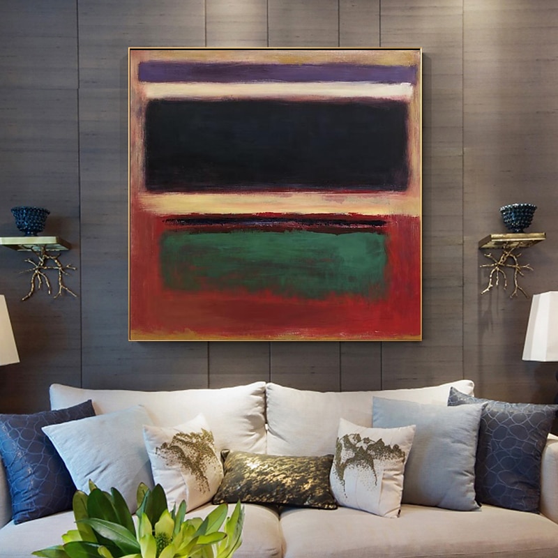 Originální abstraktní umělecké ručně malované žluté obrazy na plátně fialové moderní akrylové malby nástěnná dekorace do obývacího pokoje bez rámu 2026 - $67.99 –P12