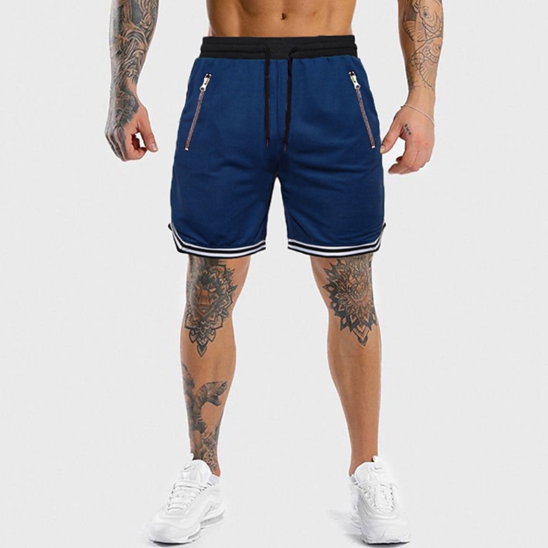 Men's Athletic Shorts Basketball Shorts Running Shorts Gym Shorts Sports Going out Weekend Breathable Quick Dry Running Casual Pocket Drawstring Elastic Waist Plain Knee Length Gymnatics Activewear 2025 - $15.49 –P8