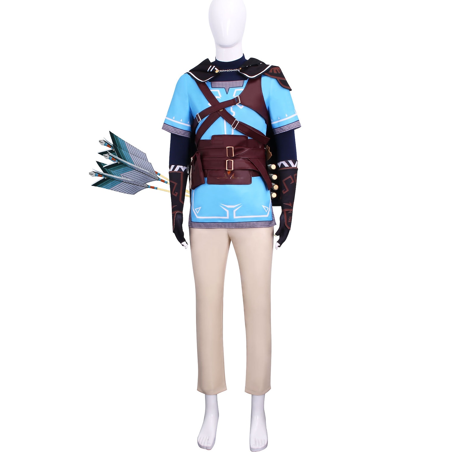 La légende de Zelda : les larmes du royaume Lien Manga Costume de cosplay Tenues Costumes de Cosplay Mascarade Plus d'accessoires Costume Pour Homme Femmes Adulte de 2025 ? $96.99 –P3