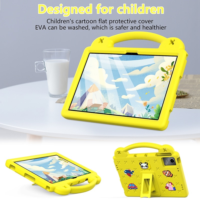 Tablet Case Cover For Samsung Galaxy Tab S9 11 inch S9 Plus 12.4" S8 S7 S6 A8 A7 A Ultra Plus FE Lite Handle with Adjustable Kickstand Shockproof 3D Cartoon Silicone 2025 - $24.99 –P1