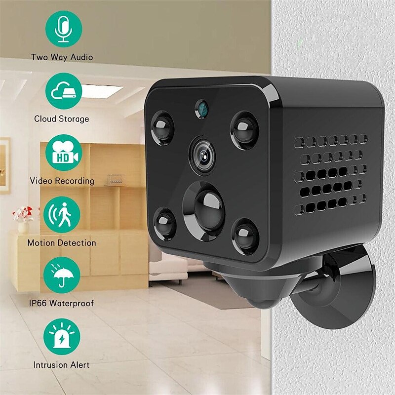 Wireless Wifi Camera Mini Surveillance Full HD 1080P IP Security Baby Monitor Night Vision Outdoor Smart Home Camera Recorder PIR Motion Detection 2025 - $55.99 –P2