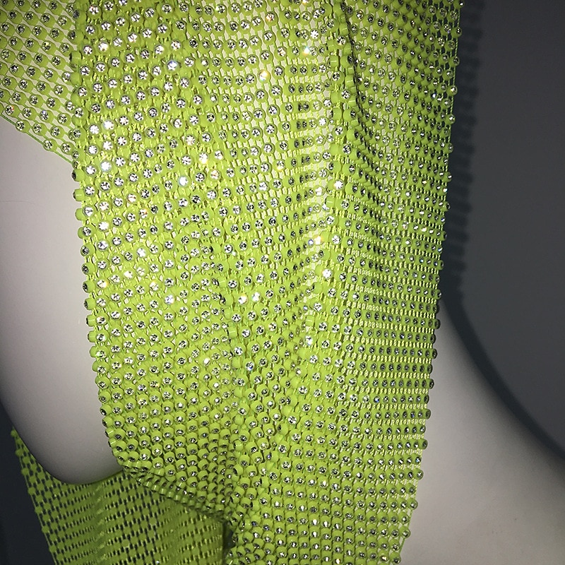 Strass a rete trasparente Avvolgimento della testa sciarpa sciarpa Metallico Brillanti Sensuale Poliestere Per Da discoteca Cosplay Carnevale Per donna Bigiotteria Gioielleria di moda del 2025 a $24.99 –P21
