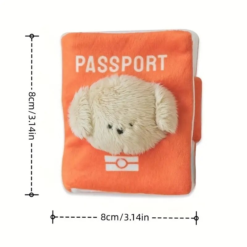 Puppy Snuffle Toy Cute Pet Sniffing Toys Book Design Puppy Chew Squeaky Toy Pet Supplies Interactive Fetch Play For Puppy 2025 - $15.49 –P3