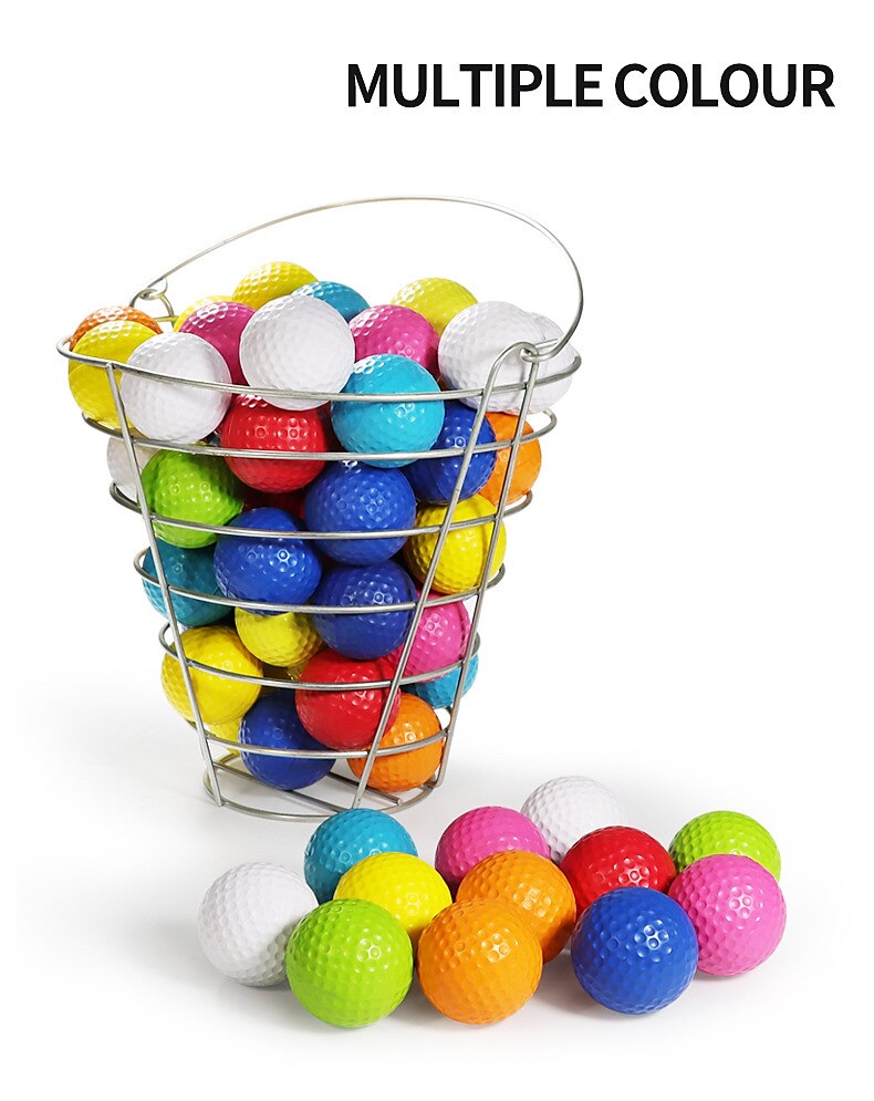 10 Pcs Pu Soft Ball Golf Practice Ball Indoor Specialized Practice Sponge Ball Foam Ball Beginner Training Ball Multi-color 2025 - $20.99 –P6
