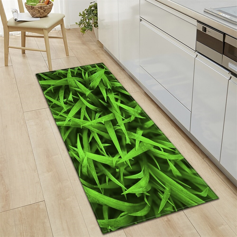 Tapis floral végétal tapis de cuisine tapis de sol antidérapant résistant à l'huile tapis de salon tapis intérieur extérieur tapis de chambre décor de salle de bain tapis d'entrée tapis de porte de 2026 ? $16.49 –P3