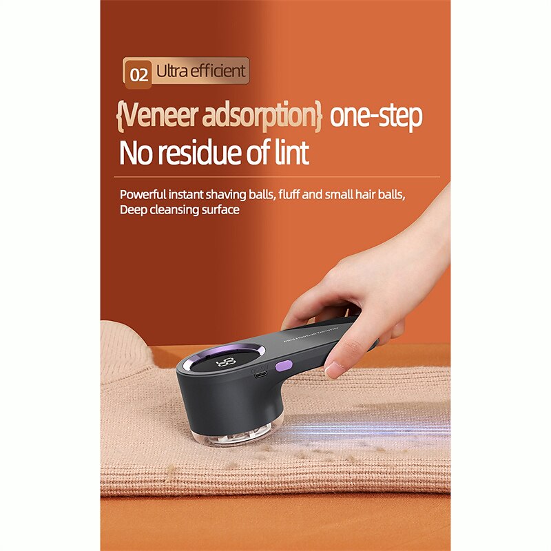 Lint Remover For Clothing Electric Fuzz Pellet Remover Rechargeable HairBall Trimmer  Fabric Shaver For Clothes Fluff Remover 2025 - $19.99 –P5