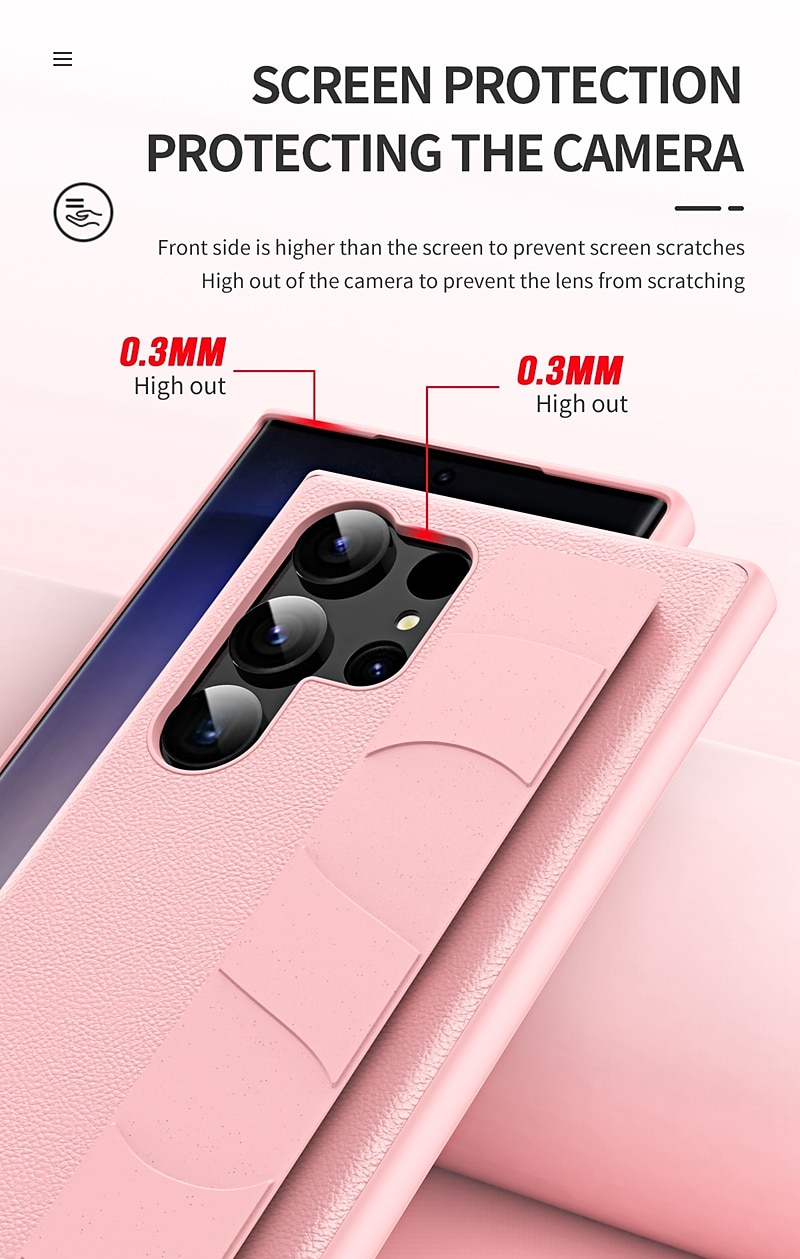 телефон Кейс для Назначение SSamsung Galaxy S25 S24 S23 Ultra Plus S22 Плюс Ультра Кейс на заднюю панель с ремешком на запястье Защита от удара Ретро ПК 2025 - $14.99 –P7