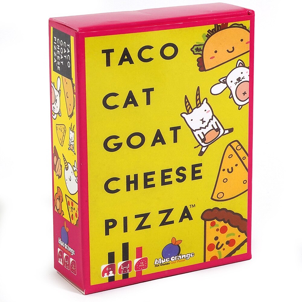 English Taco Cat Goat Cheese Pizza Board Game Cards Santa Cookie Elf Candy 2025 - $22.99 –P12