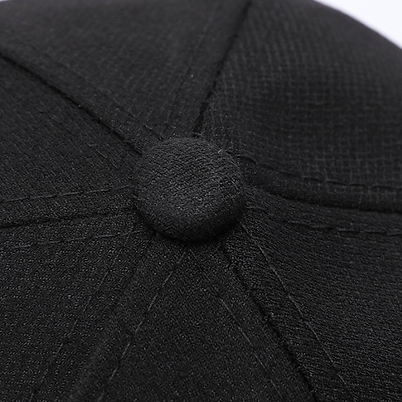 Unisex Kšiltovka Sluneční klobouk Černá Tmavě námořnická Polyester Móda Na běžné nošení Minimalismus Venkovní Dovolená Bez vzoru Nastavitelná Proti sluci Módní 2025 - $8.49 –P11