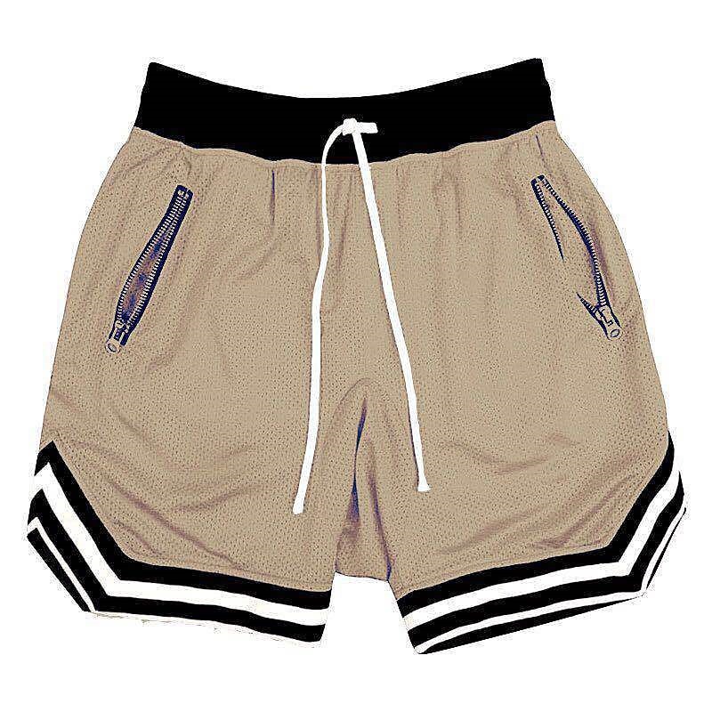 Men's Basketball Shorts Gym Shorts Sport Basketball Running Casual Drawstring Elastic Waist Color Block Knee Length Gymnatics Activewear Black White Micro-elastic 2025 - $11.99 –P9