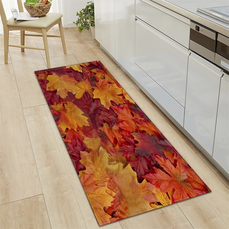 Tapis floral végétal tapis de cuisine tapis de sol antidérapant résistant à l'huile tapis de salon tapis intérieur extérieur tapis de chambre décor de salle de bain tapis d'entrée tapis de porte de 2026 ? $16.49 –P15