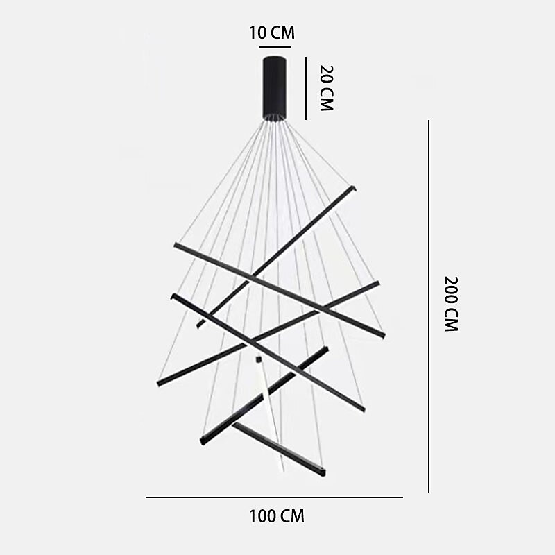 Lampe suspendue LED à intensité variable 3/5/7 têtes, luminaire moderne pour îlot de cuisine, éclairage suspendu réglable pour îlot de cuisine, lustre LED noir pour salle à manger, chambre à coucher de 2025 ? $211.39 –P3