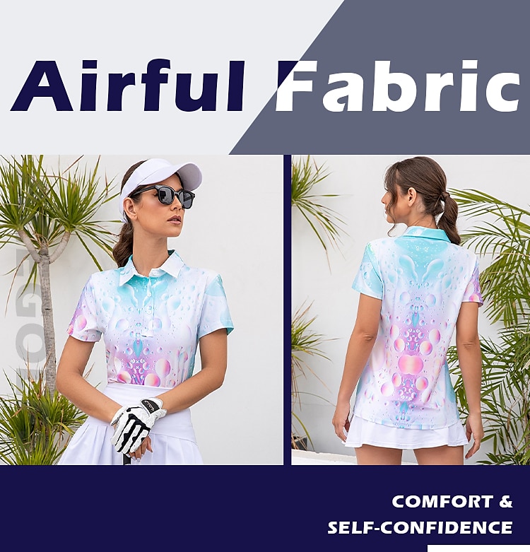 Pentru femei Tricou POLO Bleumarin Verde Albastru Închis Fără manșon Protecție Solară Topuri Vestimenta Golf Doamnelor Haine Ținute Poartă Îmbrăcăminte 2025 - $20.99 -P1