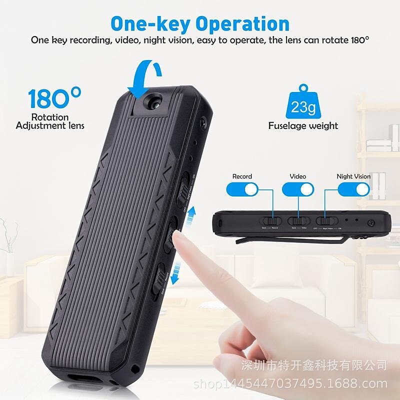 1080P HD Portable Pen Recorder Night Vision Vide Open Hidden Video Voice Mini Recording Pen Camera Voice Control 2025 - $36.99 –P5