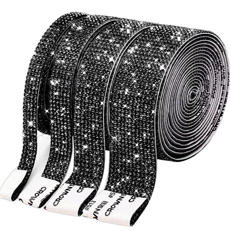 Bling Crystal Drill Rhinestone Shiny Colorful Artificial DiamondCar Sticker Handmade Diy Making Car Decoration 1yard 91cm 2025 - $15.99 –P15