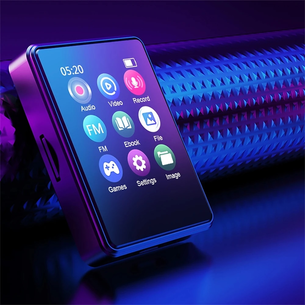 портативный mp3-плеер Bluetooth Hi-Fi стерео музыкальный плеер 1,8-дюймовый сенсорный экран mp3-плеер студенческий Walkman мини воспроизведение видео mp4 2025 - $32.99 –P11