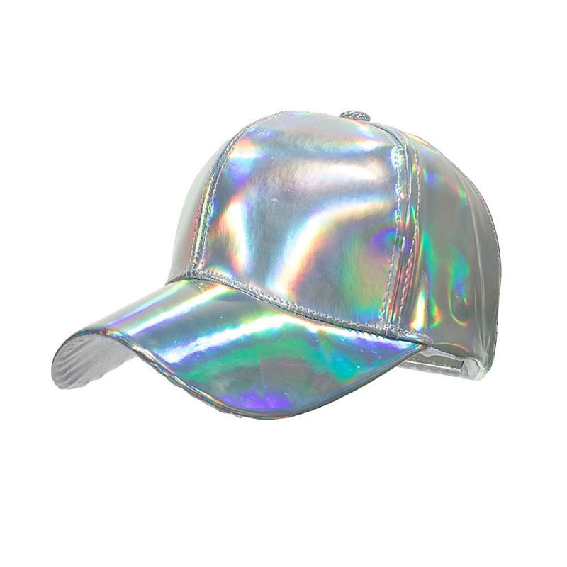 Unisex Cappellino da baseball Cappello da sole Nero Argento Tessuto non tessuto laser La moda Informale minimalismo Esterno Da mare Liscio Regolabile Di tendenza del 2025 a $11.49 –P11