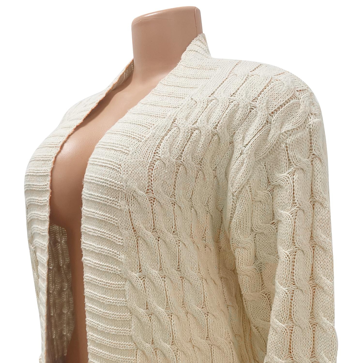 Femme Gilet Cardigan Sexy Couleur unie Grosse maille Col V Tricoté Épaule tombante manche longue Tunique Tricoter Intérieur du quotidien Marron Rouge Noir Automne Hiver de 2025 ? $41.99 -P7