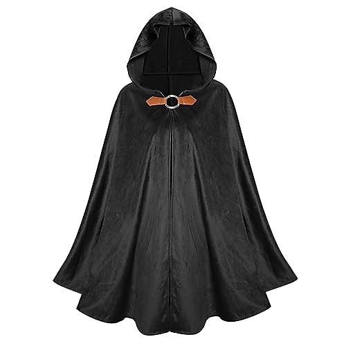 Retro / vintage Kostymer i middelalderstil Renessanse Kappe hette kappe Sjale Viking Ranger Elven Helfarge Kostyme Herre Dame Keltisk Viking fantasi Halloween Karneval Karneval Ytelse Halloween Voksne 2025 - $53.99 –P12