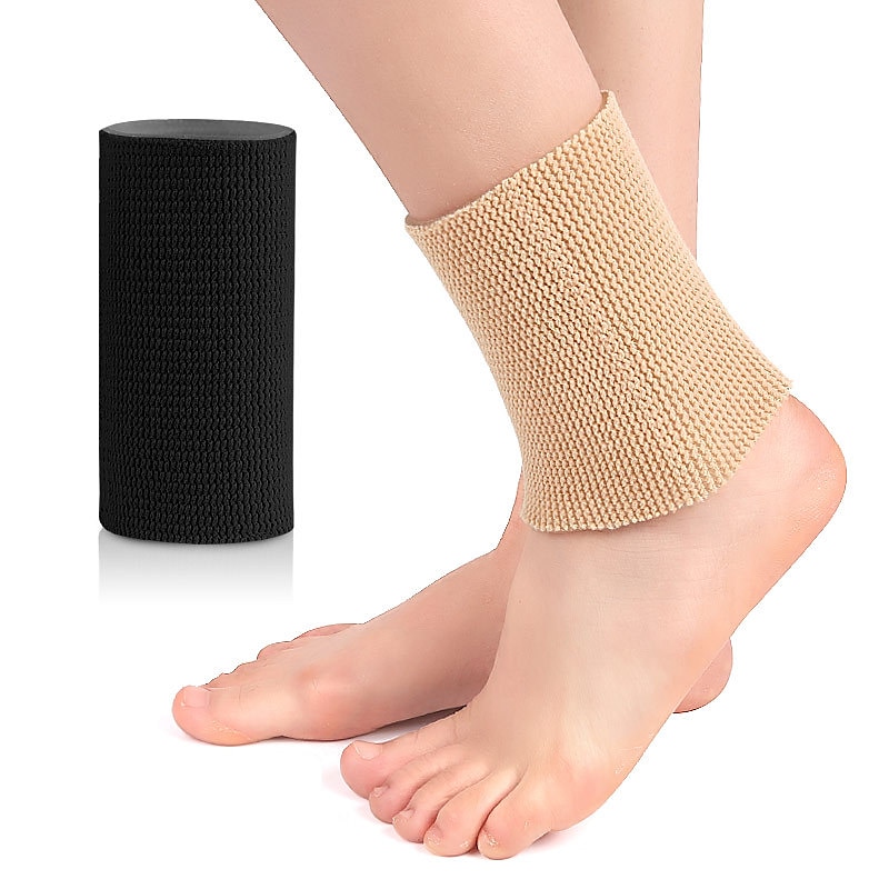 Patinação artística protetor de mão silicone protetor de tornozelo sebs palma protetor de tornozelo masculino e feminino compressão elástica esportes pé guarda traseira de 2025 por $13.49 –P1