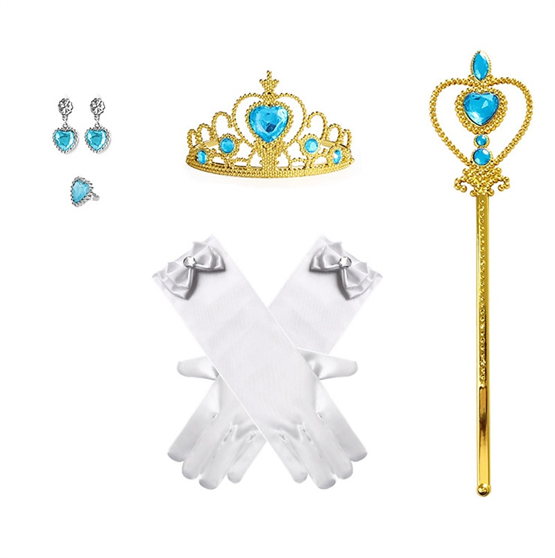 aladdin jasmine prințesă combinație de bijuterii pentru copii noul halloween cos accesorii colecție jasmine 2025 - $18.49 –P2