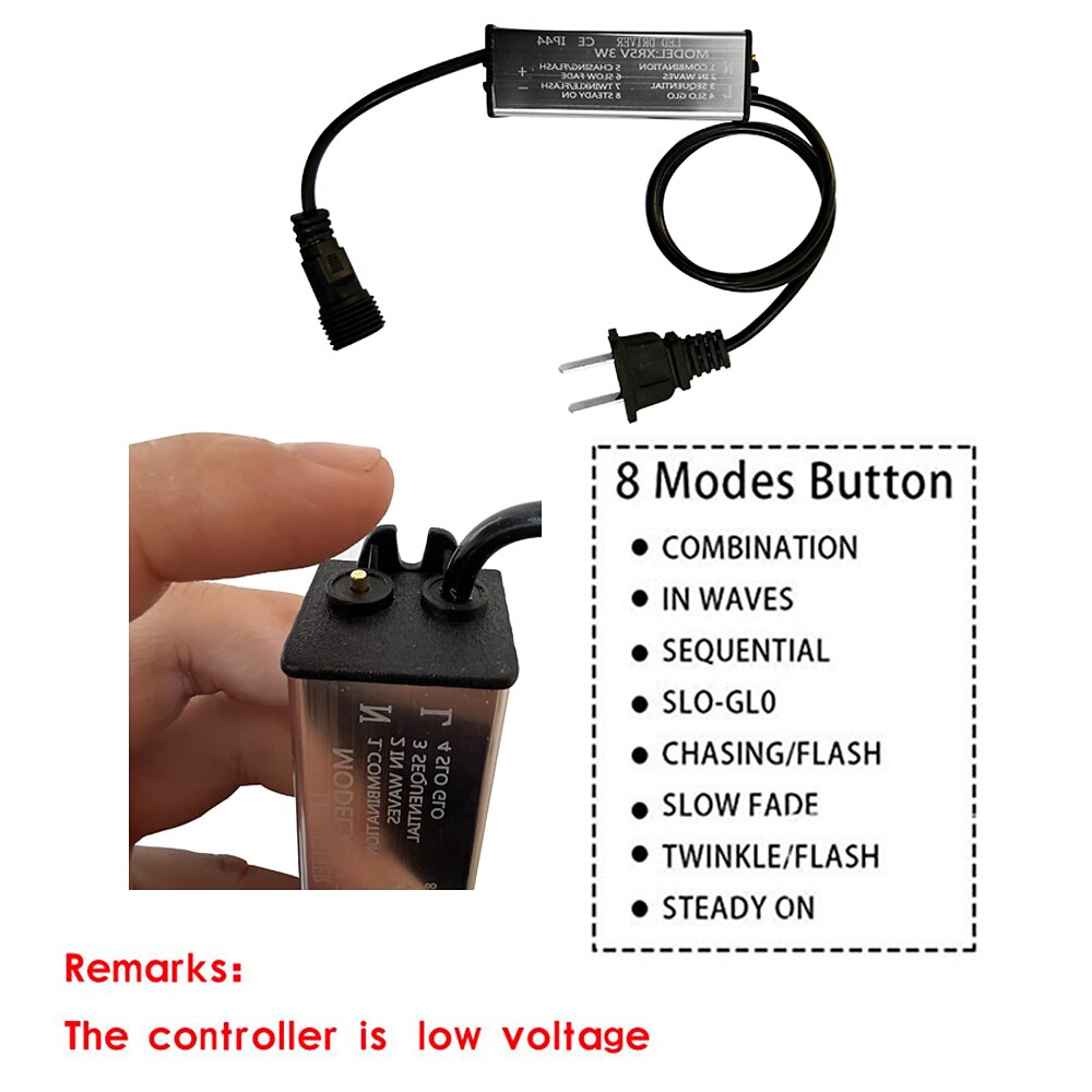 50M/100M Outdoor Waterproof Light String 8 Modes Iron Shell Waterproof Garden String Lights for Christmas Festivals & Parties 2025 - $74.99 –P2